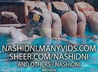 She rides that monster dildo in the bathroom 😍