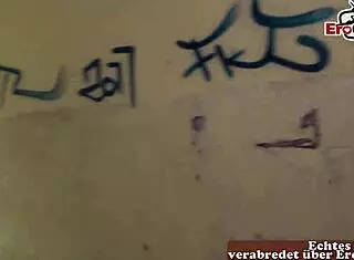 Blonde teen picked up in public park for hardcore fucking