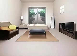 fox girl gives morning blowjob in hentai game episode