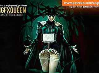 i dominate hela with footjob and tickling