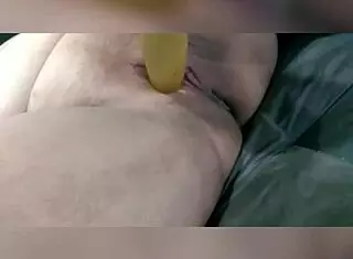 bbw hotwife toys pussy and plays with big boobs