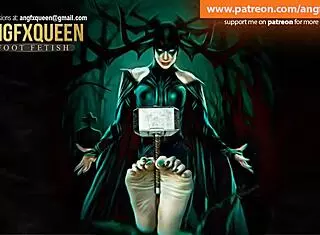 i dominate hela with footjob and tickling