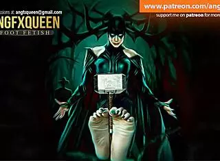 i dominate hela with footjob and tickling