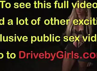 Blond Hottie Girl Feels Excited For Dogging Gangbang Orgy Meeting