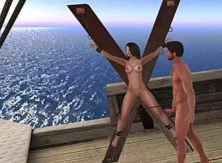 jess at surrender cove in bdsm cartoon sex