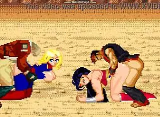 Kim Dong Hwan And Terry Battle Wonder Woman