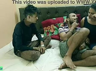 Was she your classmate in that Indian threesome fuck?