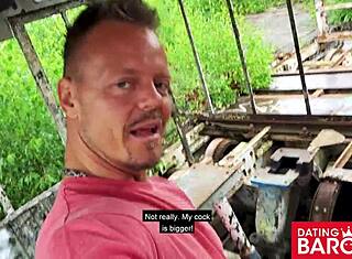 Tjocka Zara Mendez blir rått knullad i övergiven utomhusplats