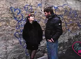 crystal brunette in lingerie at bordelaise brothel being naughty