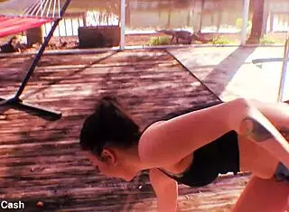 why do native girls tease aries ackerman in shimmy show?