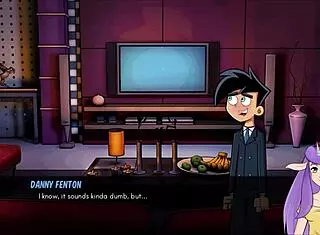 in danny phantom redux, goth cheerleader gives handjob