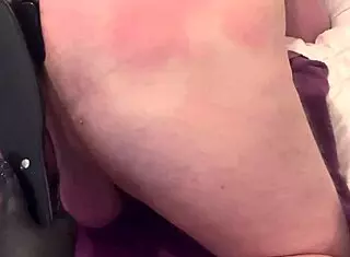 wife says, 'i'm toying with your ass and spanking you, cuckold'