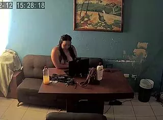 My Old Lady's Whore Does Webcam with Strangers!
