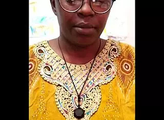 ebony milf rates her pussy while having sex on sofa