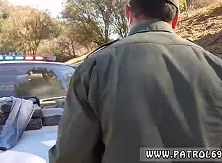 Police Blonde Takes It Like A Pro