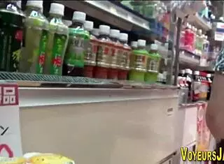 Asian Babe in Big Boots Voyeured