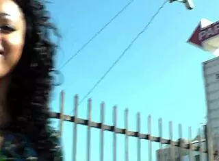 Gorgeous Ebony Tranny Masturbates