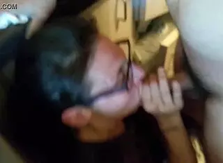 kristine boag shows off her special appeal in glasses