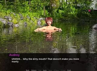 hentai anime sex scene with jhon fucking audrey and lizzie in the river