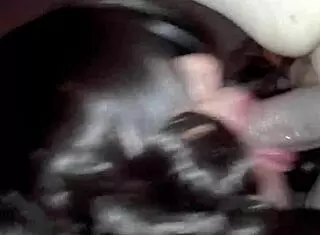 Shemale Sucks Client's Dick