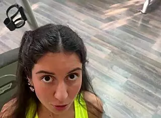 Trainer Offers New Exercises And Fucks Katty Right In The Gym!