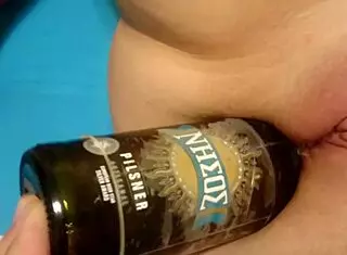 Bottle Stretching My Ass in Wild Action