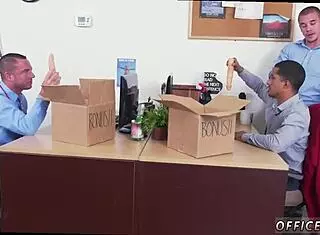 Sugar daddy has gay sex with twink to earn that bonus