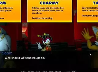 Big Tits Babe in Mobian Brothel