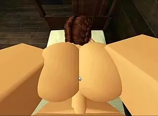 Pov sex with riding, doggystyle, and blowjob in roblox