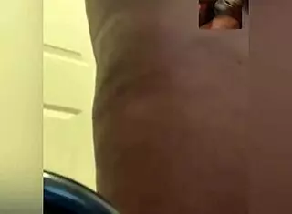 When she's horny, she calls on facetime to show big tits and pussy action