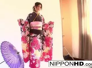 oh wow, japanese geisha tied up and teased in wild group play!