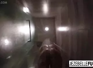 jezebelle bond, you're filming yourself masturbating in the bath with big tits and ass