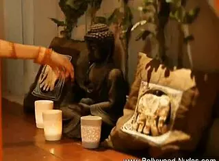 brunette cougar feels so erotic during nude striptease and teasing dance