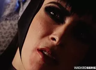 Aiden Ashley Rides Monster Cock in Dark Knight Parody Cumshot