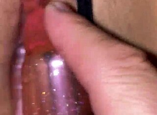 와, 내 야한 여친이 딜도로 미친듯이 놀아!