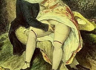 vintage erotic art collection from retro times