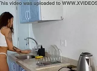 Cassiana Costa Enjoys Big Thick Dick in Club Bathroom