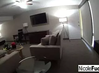 Hot nicole aniston films hot red-head tana before making her cum