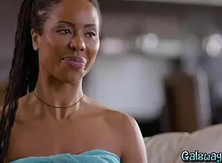 new neighbor kira noir teaches best friends spencer and freya lesbian sex 😘