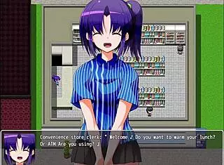 fodendo a buceta da vendedora do caixa do mercadinho - npc fucking girls at work - ep5