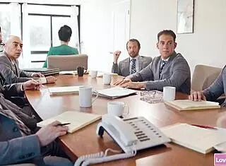 Milfs Lick Pussy and Finger After Office Meeting