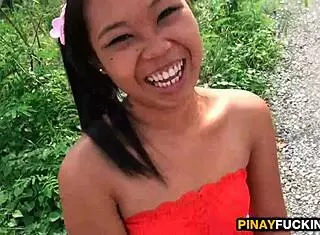 Naughty asian amateur meets her first foreigner