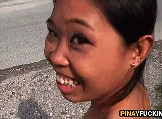 Naughty asian amateur meets her first foreigner