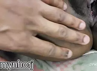 Look at this hot latina's pussy stretched by her friend's huge rod