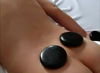 Relaxing massage for elderly woman