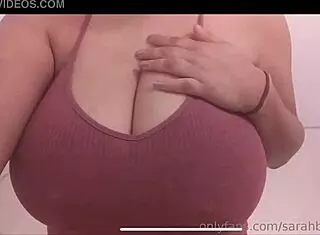 huge tits cam girl shows off her latina assets