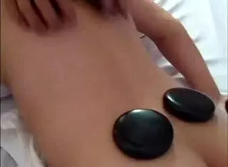 Relaxing massage for elderly woman