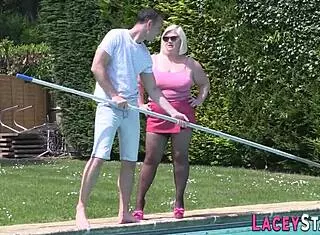 titfucked british granny gets pussy licked hard 😈