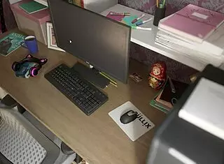 Let's Play Silicon Lust Monday with a Busty Brunette Toying Herself.