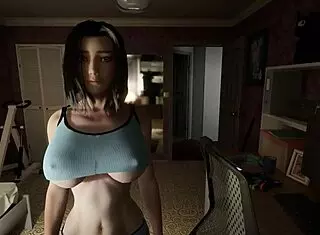 Let's Play Silicon Lust Monday with a Busty Brunette Toying Herself.